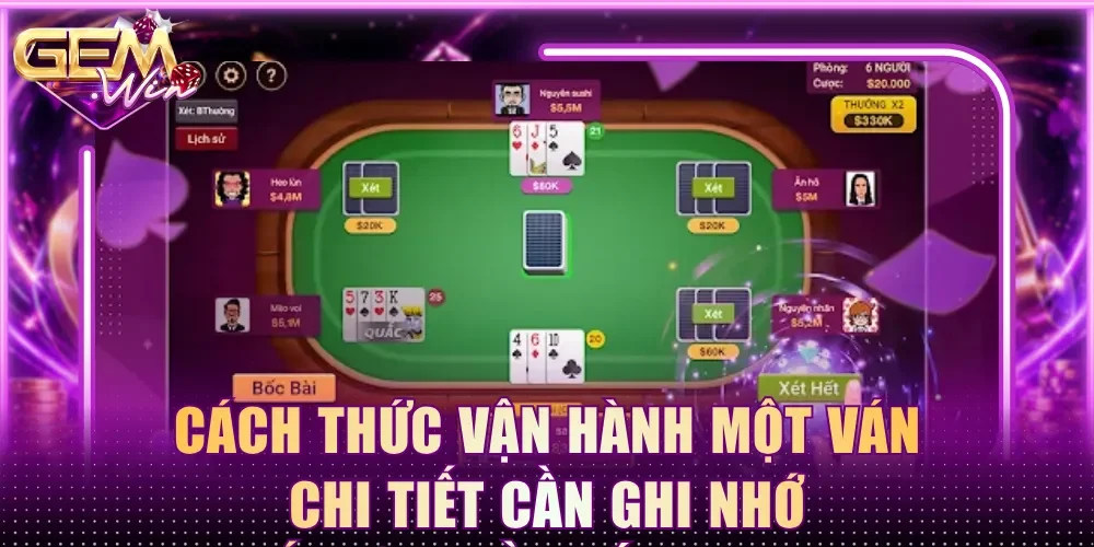 Cách thức vận hành một ván chi tiết cần ghi nhớ
