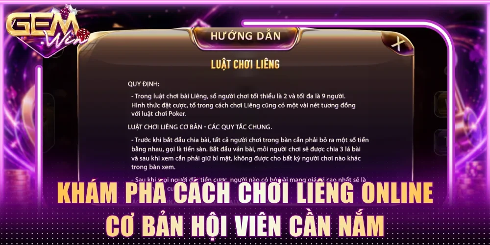 Khám phá cách chơi Liêng online cơ bản hội viên cần nắm