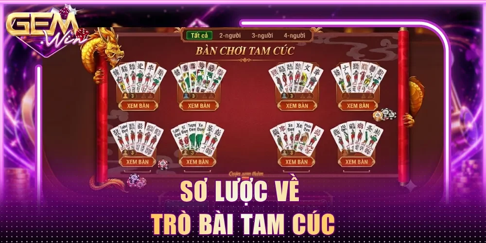 Sơ lược về trò bài Tam Cúc